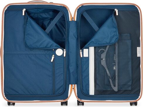حقيبة الأمتعة DELSEY Paris Chatelet Air ذات الجوانب الصلبة، عجلات دوارة، بني شوكولاتة، مقاس متوسط ​​24 بوصة in Kuwait