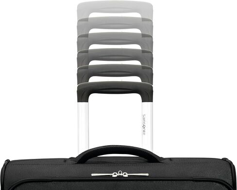 Samsonite Aspire DLX Softside Expandable Luggage with Spinner Wheels, Checked-Medium 25-Inch, Emerald in Kuwait