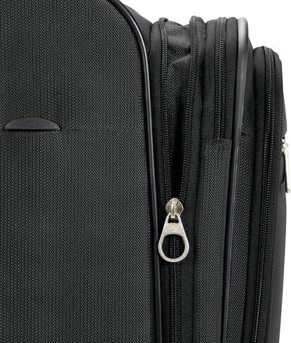 Samsonite Aspire DLX Softside Expandable Luggage with Spinner Wheels, Checked-Medium 25-Inch, Emerald in Kuwait