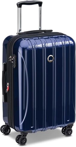 DELSEY PARIS Helium Aero Hardside Expandable Luggage with Spinner Wheels, Orion Blue, Checked-Large 28 Inch in Saudi Arabia