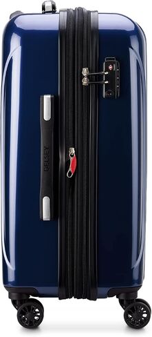 DELSEY PARIS Helium Aero Hardside Expandable Luggage with Spinner Wheels, Orion Blue, Checked-Large 28 Inch in Saudi Arabia