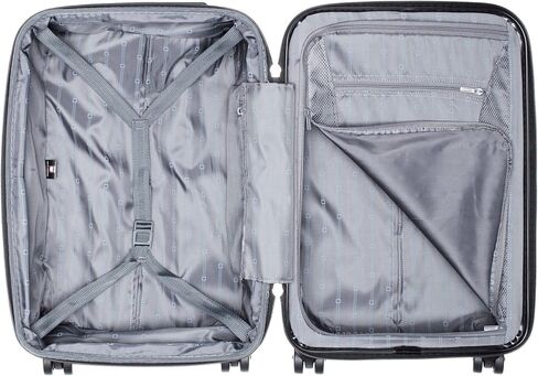 DELSEY PARIS Helium Aero Hardside Expandable Luggage with Spinner Wheels, Orion Blue, Checked-Large 28 Inch in Saudi Arabia