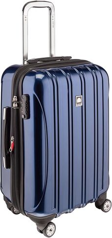DELSEY PARIS Helium Aero Hardside Expandable Luggage with Spinner Wheels, Orion Blue, Checked-Large 28 Inch in Saudi Arabia