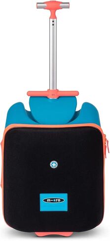 Micro Kickboard - Luggage Eazy - Foldable and Ride-able Swiss-Designed Luggage Case Carry-on for Kids, Ages 18 Months and Up (Forest Green) in Saudi Arabia
