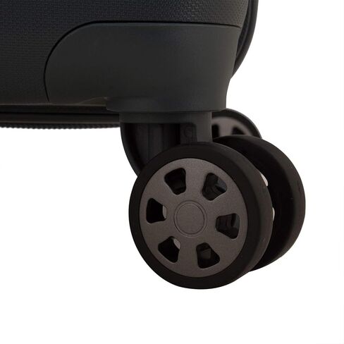 Traveler's Choice Pagosa Indestructible Hardshell Expandable Spinner Luggage, Black, Check-in Only in Kuwait