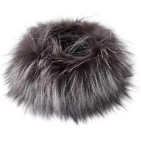 Women's Fur Infinity Scarf Furry Neck Warmer Fluffy Loop Scarves Winter
