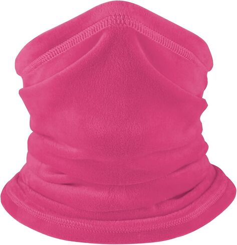 B BINMEFVN Polar Fleece Neck Warmer - Windproof Winter Neck Gaiter Cold Weather Face Mask For Men Women - 1 Pack in Saudi Arabia