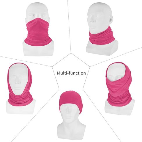 B BINMEFVN Polar Fleece Neck Warmer - Windproof Winter Neck Gaiter Cold Weather Face Mask For Men Women - 1 Pack in Saudi Arabia