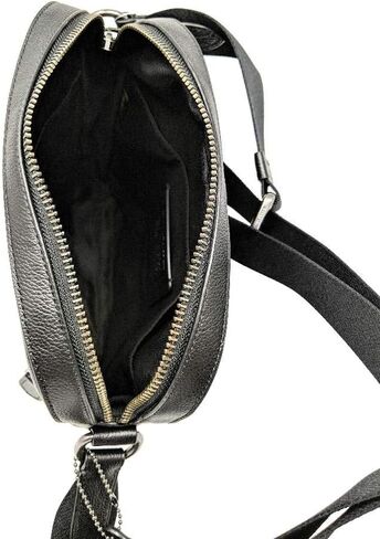 كوتش حقيبة ماسنجر من هيوستن فلايت من الجلد (اسود)، اسود، مقاس واحد, أسود in Kuwait