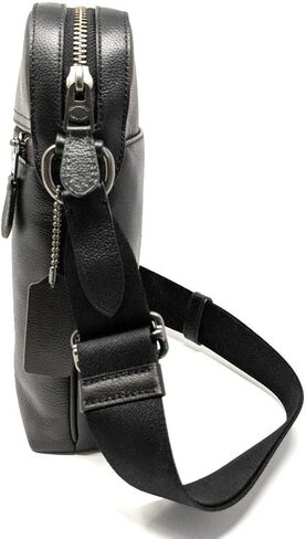 كوتش حقيبة ماسنجر من هيوستن فلايت من الجلد (اسود)، اسود، مقاس واحد, أسود in Kuwait