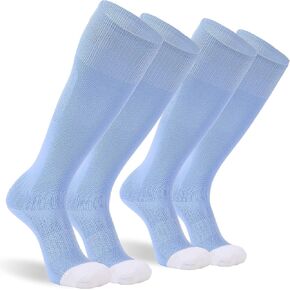 Baseball Socks, 2/3 Pack Multi-Sport Athletic Soccer Softball Football Socks for Youth Adult 4 Size