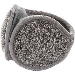 Surblue Unisex Warm Knit Earmuffs Ladies Cashmere Winter Pure Color Outdoor Fur Earwarmer, Adjustable Wrap