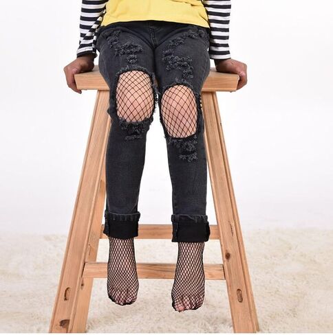Children Little Girls Hollow Out Fishnet Pantyhose Tights Leggings 1 Pair in Saudi Arabia