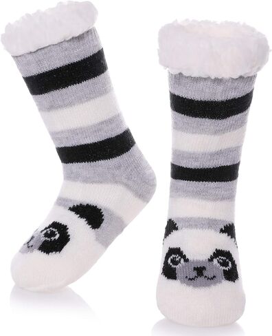 LANLEO بنين بنات لطيف الحيوان النعال الجوارب غامض لينة الدافئة سميكة صوف مبطن الشتاء الجوارب الاطفال الصغار جوارب عيد الميلاد in Kuwait