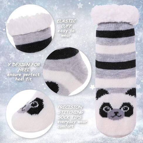 LANLEO بنين بنات لطيف الحيوان النعال الجوارب غامض لينة الدافئة سميكة صوف مبطن الشتاء الجوارب الاطفال الصغار جوارب عيد الميلاد in Kuwait