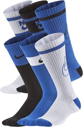 Nike Everyday Cushion Socks 6-Pair Pack (Little Kid/Big Kid) in Saudi Arabia