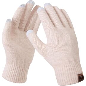 FZ FANTASTIC ZONE Women's Winter Touchscreen Wool Magic Gloves Warm Knit Fleece Lined for Women in Saudi Arabia