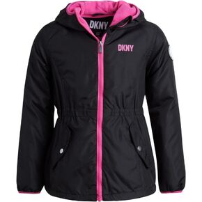 جاكيت شتوي للفتيات من DKNY - سترة أنوراك مبطنة بالصوف القطبي - معطف مقاوم للرياح معزول مقاوم للطقس للفتيات (7-16) in Kuwait