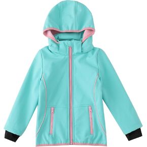 M2C Girls Hooded Fleece Lined Waterproof Windproof Jacket in Saudi Arabia