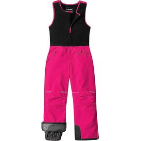 Pursky Kid's Snow Pants Girl's Winter Ski Bibs Insulated Waterproof Snowpants Fleece Snowboarding Overalls Snowbibs in Kuwait
