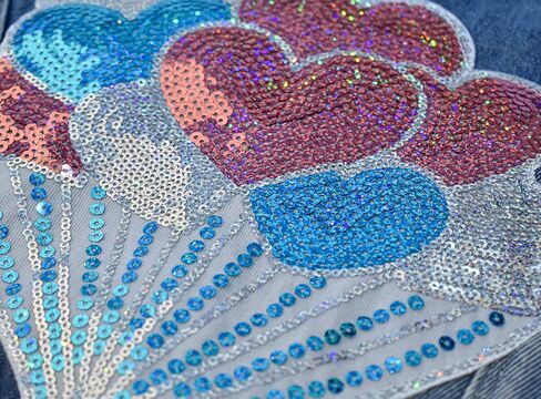 Peacolate Little Big Girl Outfit Distressed Sleeveless Jacket Embroidered Sequins Butterfly Denim Vest in Kuwait