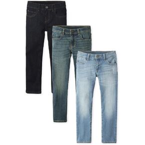 The Children's Place Boys Multipack Basic Stretch Straight Leg Jeans
