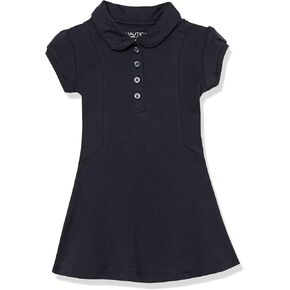 Nautica Girls' School Uniform Short Sleeve Polo Dress in Saudi Arabia