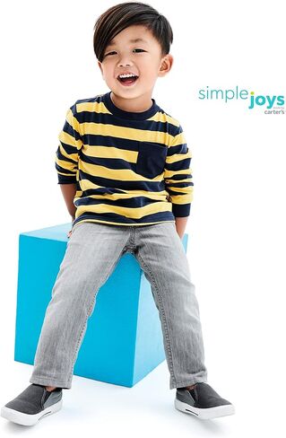 بنطال دنيم بسروال من Simple Joys by Carter للأولاد الصغار عبوة من قطعتين in Kuwait