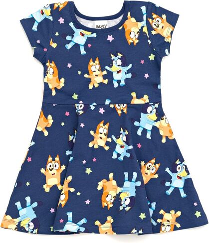 Bluey Bingo Skater Dress and Scrunchie Infant to Big Kid in Saudi Arabia