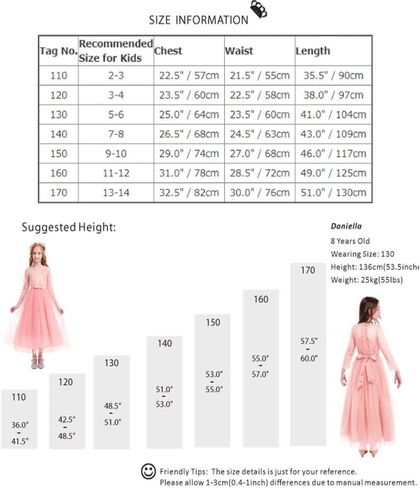 Girls Flower Vintage Floral Lace 3/4 Sleeves Floor Length Dress Wedding Party Evening Formal Pegeant Dance Gown in Kuwait
