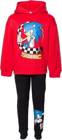 SEGA Sonic The Hedgehog Knuckles Tails Pullover Hoodie & Pants Set Little Kid to Big Kid in Kuwait
