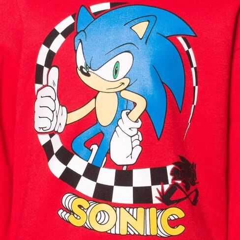 SEGA Sonic The Hedgehog Knuckles Tails Pullover Hoodie & Pants Set Little Kid to Big Kid in Kuwait