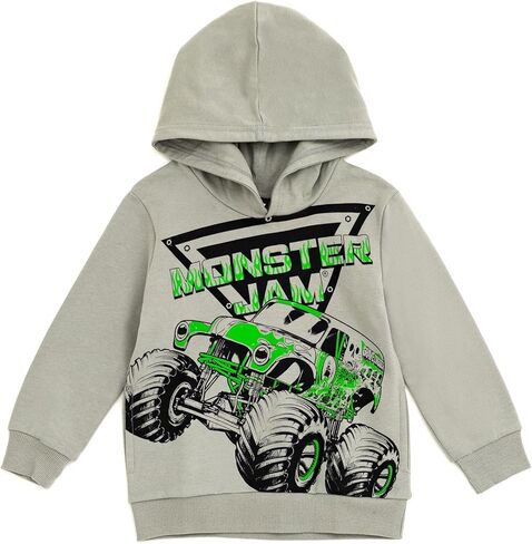 كنزة صوفية من Monster Jam Grave Digger Monster Mutt Megalodon مصنوعة من الصوف وسروال للأطفال الصغار إلى الأطفال الكبار in Kuwait