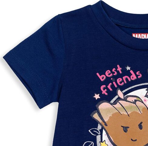 Marvel Spider-Man Avengers Captain America Guardians of the Galaxy Girls T-Shirt and Leggings Outfit Set Toddler to Big Kid in Saudi Arabia