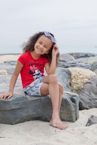 Disney Mickey Mouse & Friends Girls' 2-Piece T-Shirt and Shorts Set for Baby & Kids in Kuwait