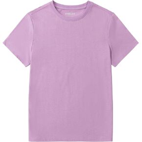 Kids Short Sleeve T-Shirt Youth Soft Tee Crewneck Cotton T Shirts for Boys and Girls Size 3-12 Years