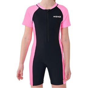 MIENOE Girls One Piece Swimsuit Kid Swimsuit Girls Water Sport Short Swimsuit UPF 50+ Sun Protection Bathing Suits in Saudi Arabia