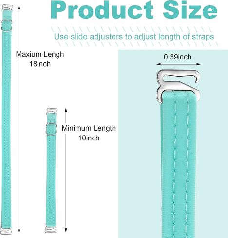 Eurzom 12 Pairs Adjustable Swimsuit Straps Replacement Removable Spare Swimming Bathing Suit Strap Detachable Swimsuit Straps Swim for Women Girls Bikini Strapless Top, 12 Colors in Saudi Arabia