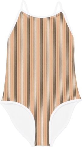 بدلة سباحة BURBERRY Mini Sandie Check من قطعة واحدة للفتيات (الأطفال الصغار/الأطفال الكبار) in Saudi Arabia