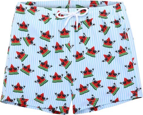 Biwisy Boys Swim Trunks Quick Dry Swim Shorts Little Boys Lining Swimwear Bathing Suits with Pockets in Kuwait
