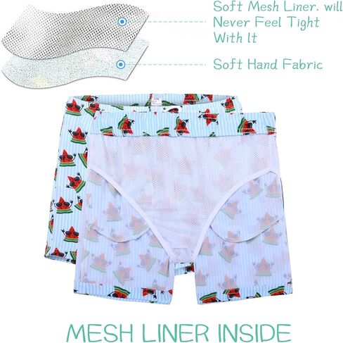 Biwisy Boys Swim Trunks Quick Dry Swim Shorts Little Boys Lining Swimwear Bathing Suits with Pockets in Kuwait