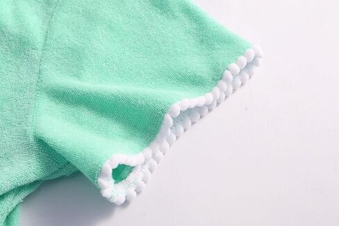 Hiiraggle Girls Swim Cover Up Terry Swimsuit Coverup Kids Zip-Up Beach Pool Bathing Suit Robe with Sunglasses in Kuwait