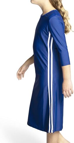 Shira Modest Girls Swim Dress | 3/4 Sleeve Swimdress, Full Coverage Bathing Suit | Tznius UPF 50+ Quick-Dry in Saudi Arabia