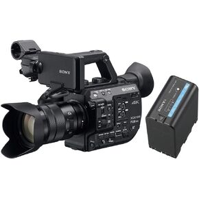 Sony PXW-FS5M2 4K XDCAM Compact Handheld Camcorder with Super 35 CMOS Sensor and 18-105mm f/4 G OSS E-Mount Zoom Lens BPU60 Rechargeable Lithium-ion 56Wh Battery Pack in Saudi Arabia