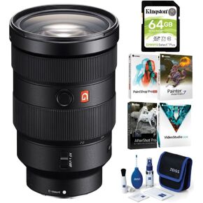 Sony FE 24-70mm f/2.8 GM Lens with Software Suite and Accessory Bundle (4 Items) in Kuwait