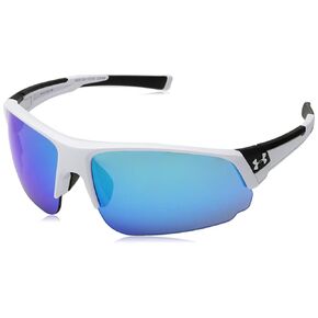 Under Armour Changeup Dual Sunglasses, White / Gray Lens, 70.5 mm (8600129-110161)