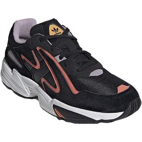 adidas Men's YUNG-96 Chasm Low Athletic Shoes (Black/Black/Coral in Saudi Arabia