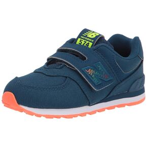 New Balance Kids' 574 V1 Scribble Hook and Loop Sneaker