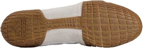 Adidas Men's Varner Wrestling Shoe, White/Matte Gold/Brown, 7.5 in Kuwait
