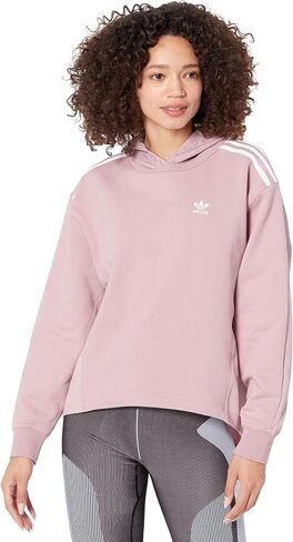 adidas Originals Women's Adicolor Classics Woven Back Loose Hoodie in Saudi Arabia